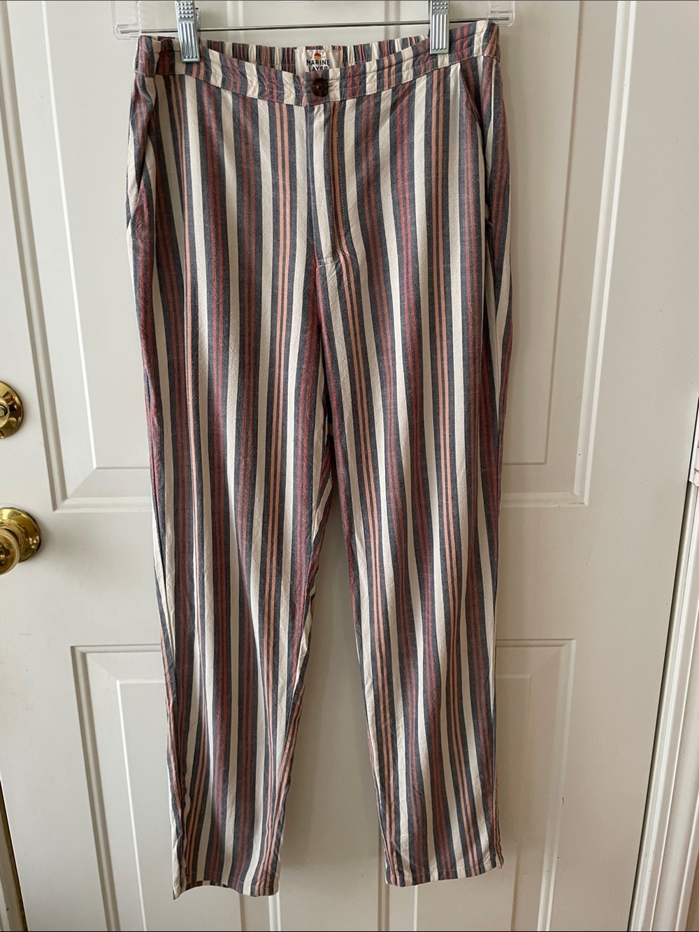 Marine Layer Women’s Striped Pants Size S Casual Relaxed Festival
